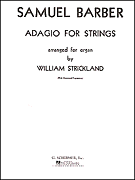 cover Adagio for Strings Organ sheet music cover